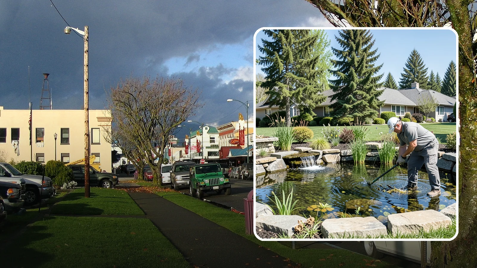 Pond Maintenance in Arlington, Snohomish County, WA - Ongoing pond maintenance that keeps water clear, features running, and the ecosystem healthy year-round.