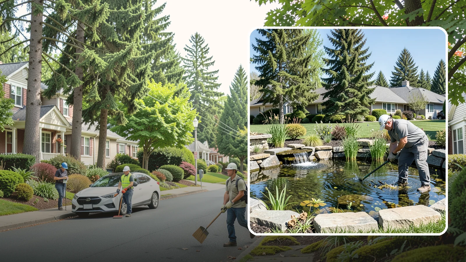 Pond Maintenance in Beaux Arts Village, King County, WA - Ongoing pond maintenance that keeps water clear, features running, and the ecosystem healthy year-round.