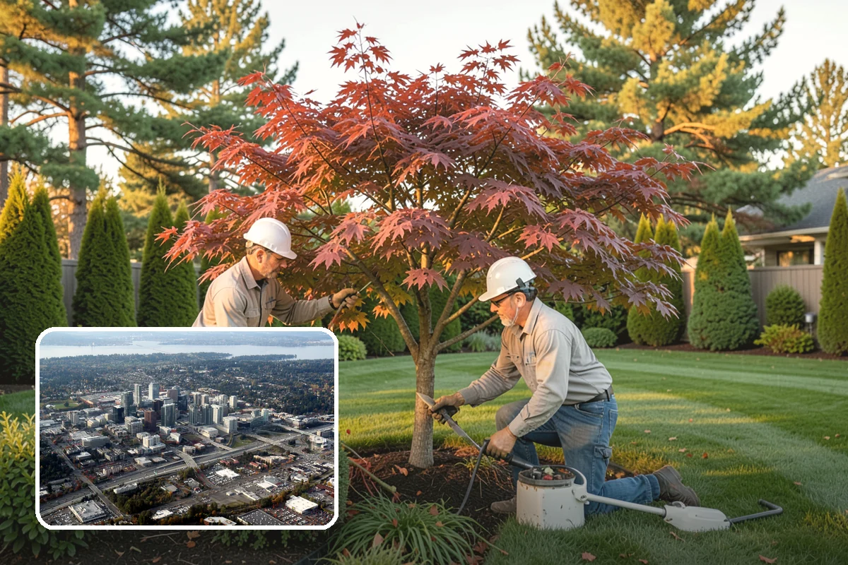 Pond Maintenance in Bellevue, King County, WA - Clear water and healthy ecosystem