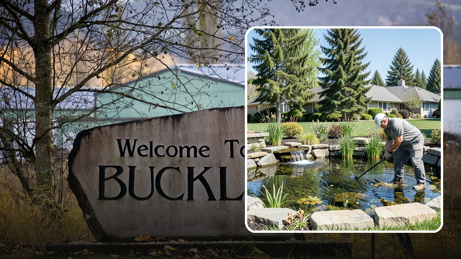 Pond Maintenance in Buckley, Pierce County, WA - Ongoing pond maintenance that keeps water clear, features running, and the ecosystem healthy year-round.