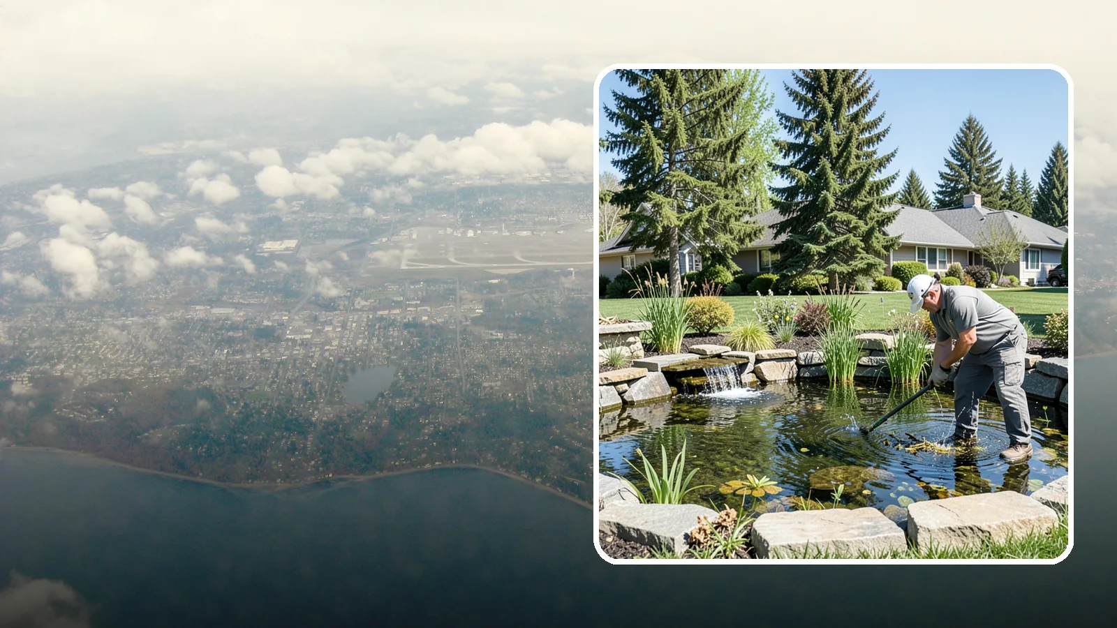 Pond Maintenance in Burien, King County, WA - Ongoing pond maintenance that keeps water clear, features running, and the ecosystem healthy year-round.