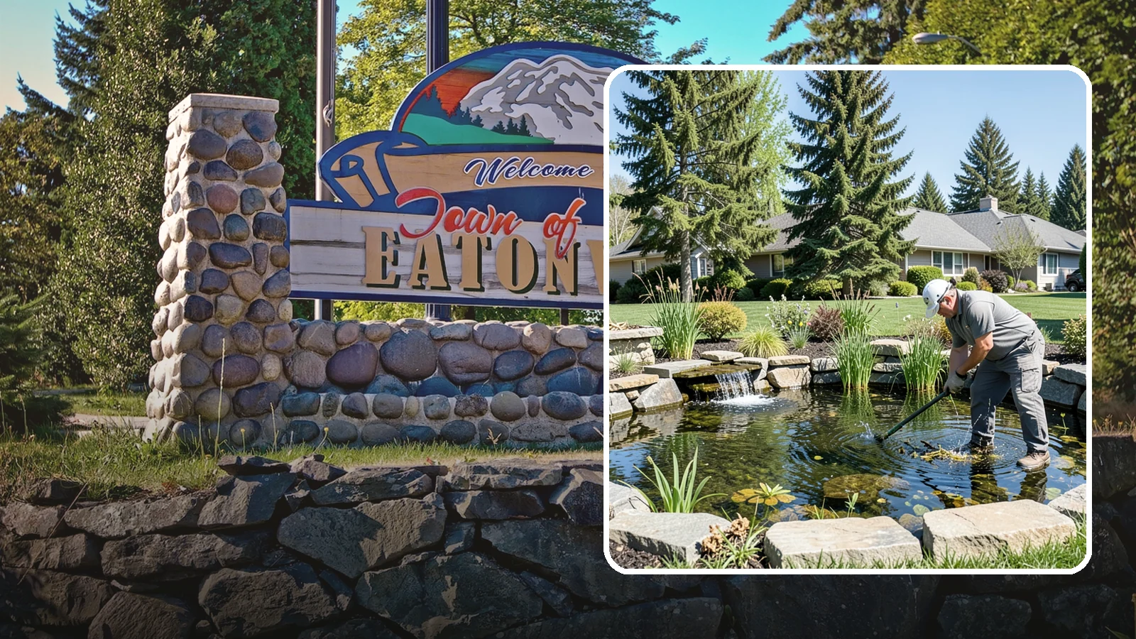 Pond Maintenance in Eatonville, Pierce County, WA - Ongoing pond maintenance that keeps water clear, features running, and the ecosystem healthy year-round.