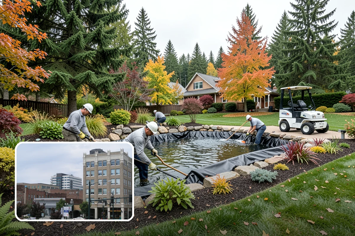 Pond Maintenance in Everett, Snohomish County, WA - Clear water and healthy ecosystem