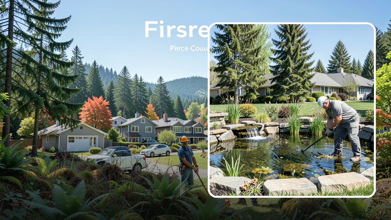 Pond Maintenance in Fircrest, Pierce County, WA - Ongoing pond maintenance that keeps water clear, features running, and the ecosystem healthy year-round.