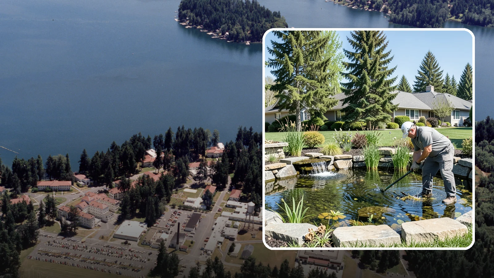 Pond Maintenance in Lakewood, Pierce County, WA - Ongoing pond maintenance that keeps water clear, features running, and the ecosystem healthy year-round.