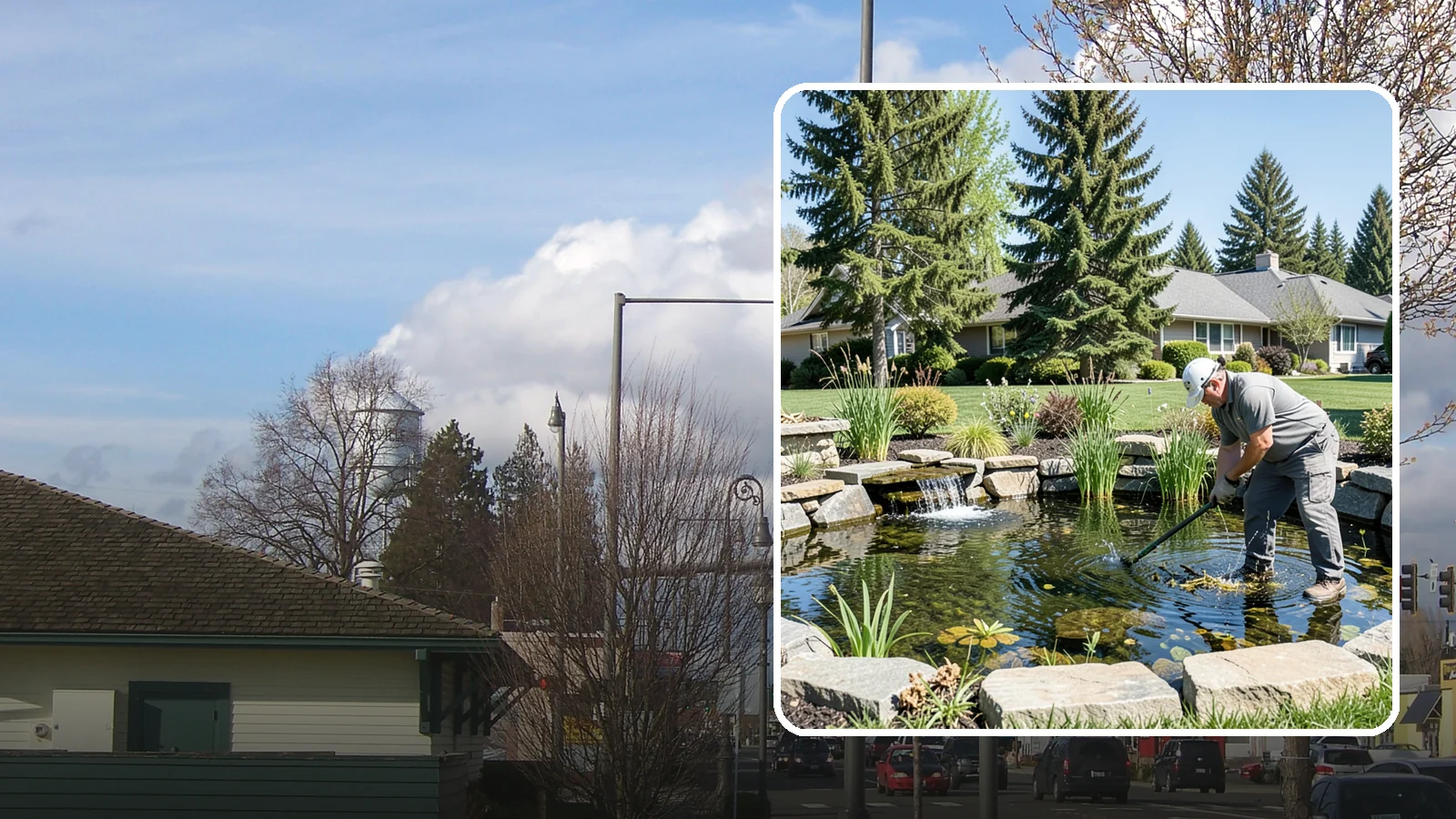 Pond Maintenance in Marysville, Snohomish County, WA - Ongoing pond maintenance that keeps water clear, features running, and the ecosystem healthy year-round.