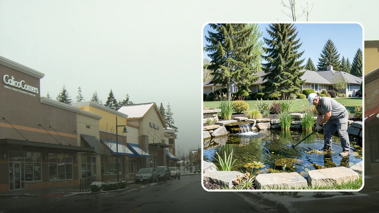 Pond Maintenance in Mill Creek, Snohomish County, WA - Ongoing pond maintenance that keeps water clear, features running, and the ecosystem healthy year-round.