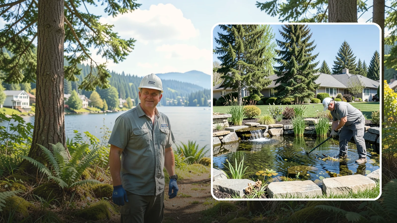 Pond Maintenance in Milton, King County, WA - Ongoing pond maintenance that keeps water clear, features running, and the ecosystem healthy year-round.