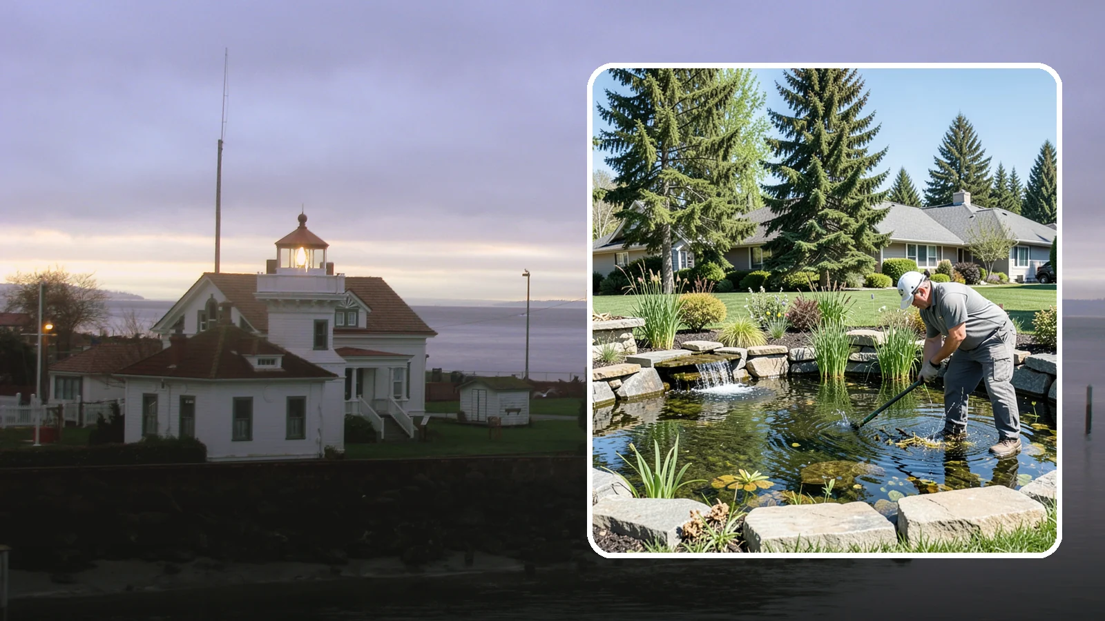 Pond Maintenance in Mukilteo, Snohomish County, WA - Ongoing pond maintenance that keeps water clear, features running, and the ecosystem healthy year-round.