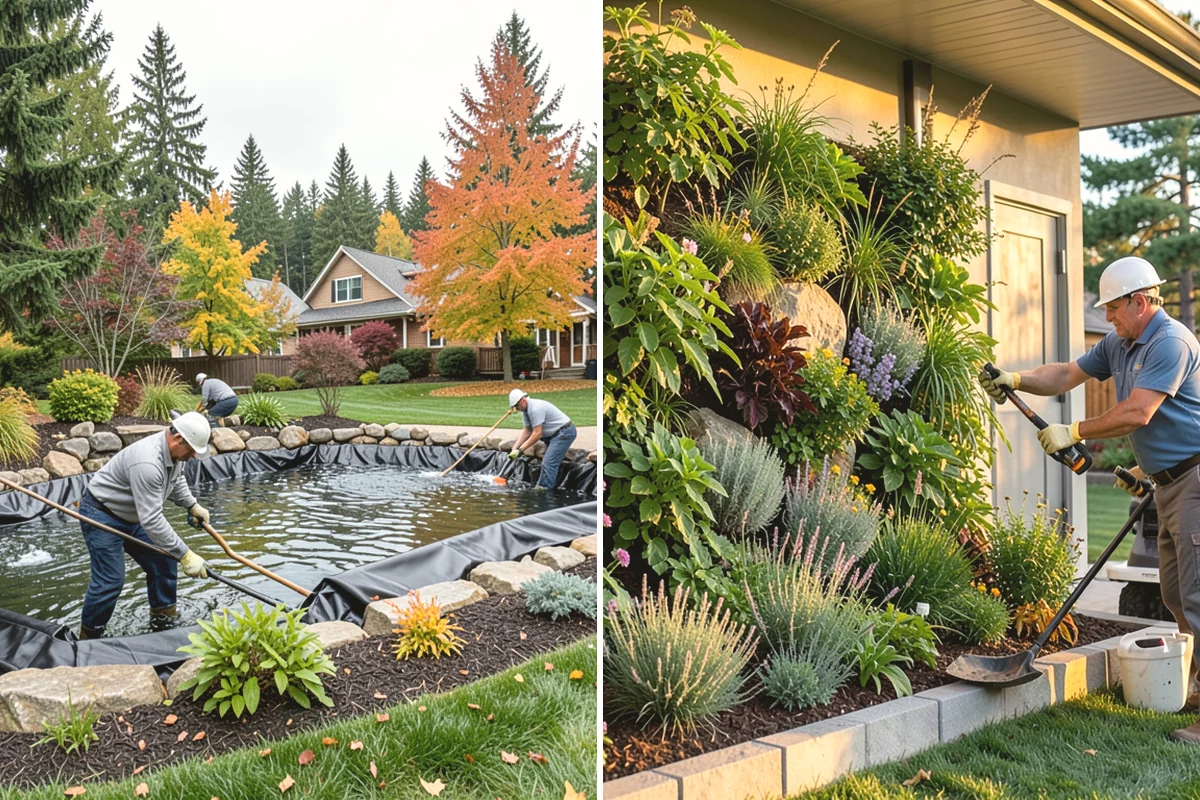 Pond Maintenance in Mukilteo, Snohomish County, WA - Inspect the feature and equipment