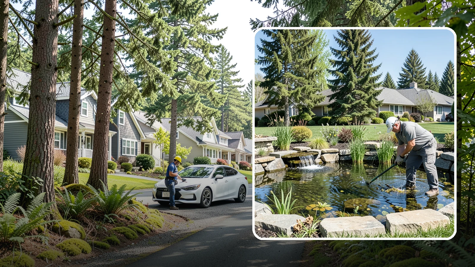 Pond Maintenance in Normandy Park, King County, WA - Ongoing pond maintenance that keeps water clear, features running, and the ecosystem healthy year-round.