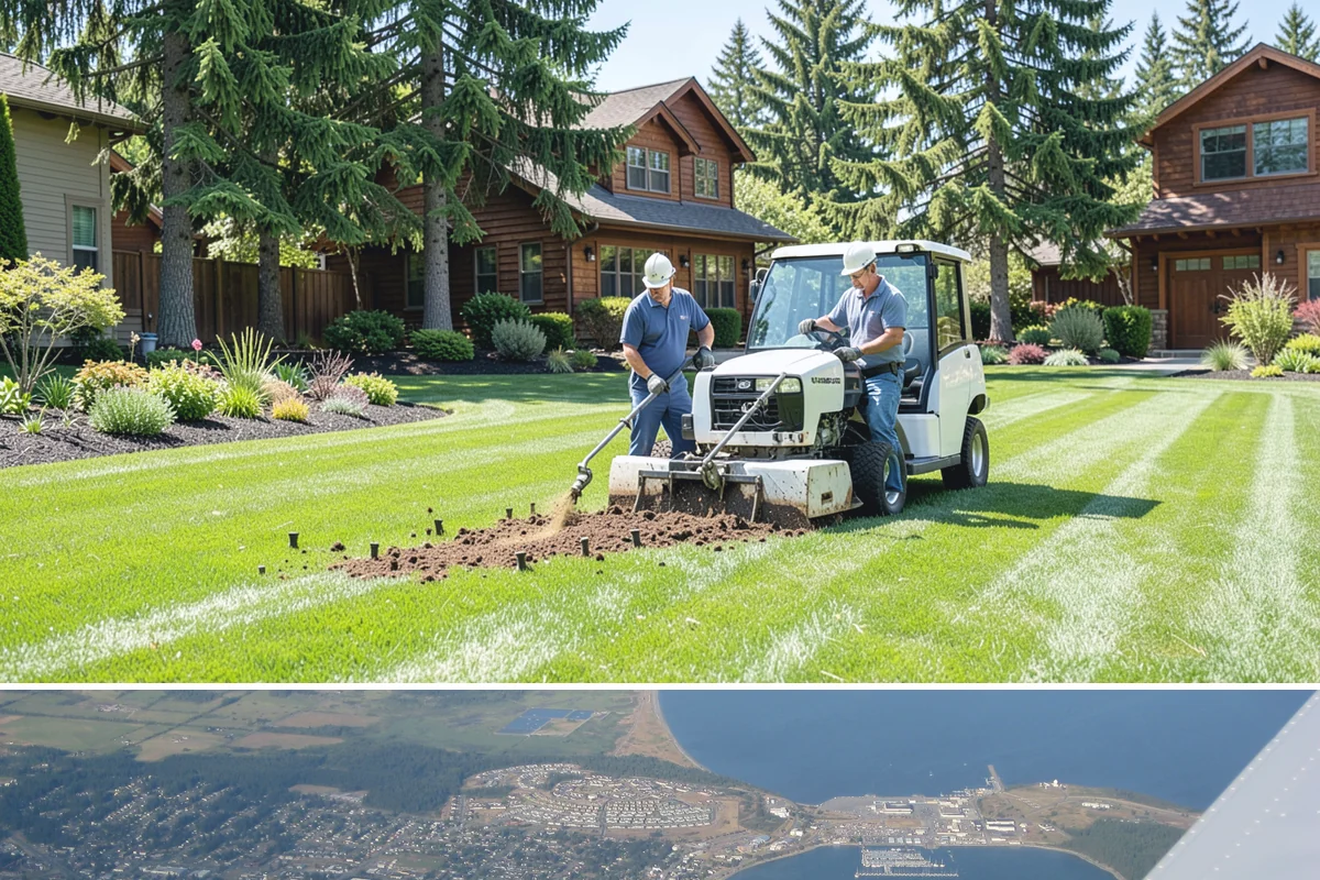 Pond Maintenance in Oak Harbor, Island County, WA - Delivered on a seasonal program through the year.