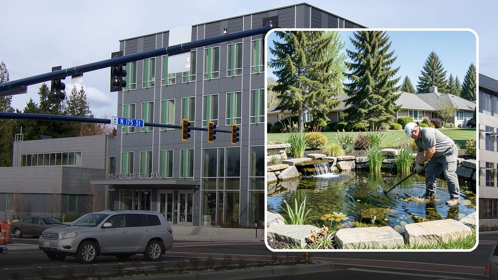 Pond Maintenance in Shoreline, King County, WA - Ongoing pond maintenance that keeps water clear, features running, and the ecosystem healthy year-round.