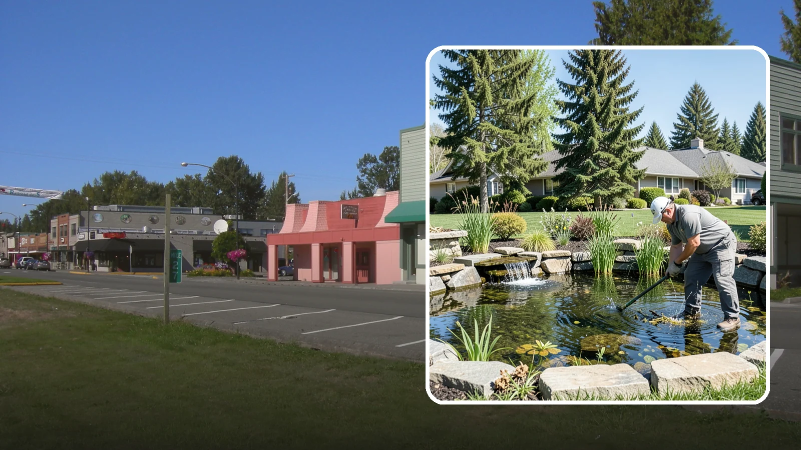 Pond Maintenance in Snoqualmie, King County, WA - Ongoing pond maintenance that keeps water clear, features running, and the ecosystem healthy year-round.