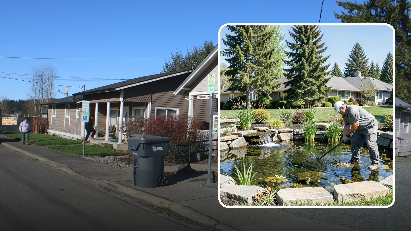 Pond Maintenance in South Prairie, Pierce County, WA - Ongoing pond maintenance that keeps water clear, features running, and the ecosystem healthy year-round.