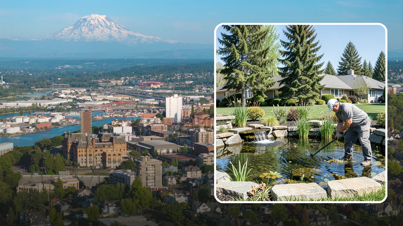 Pond Maintenance in Tacoma, Pierce County, WA - Ongoing pond maintenance that keeps water clear, features running, and the ecosystem healthy year-round.