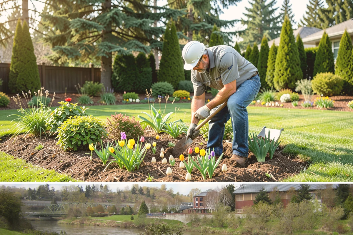 Pond Maintenance in Tukwila, King County, WA - Delivered on a seasonal program through the year.