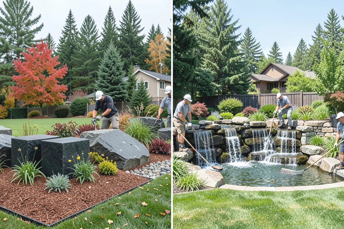 Pond Repair in Beaux Arts Village, King County, WA - Inspect the pond to locate the source of failure