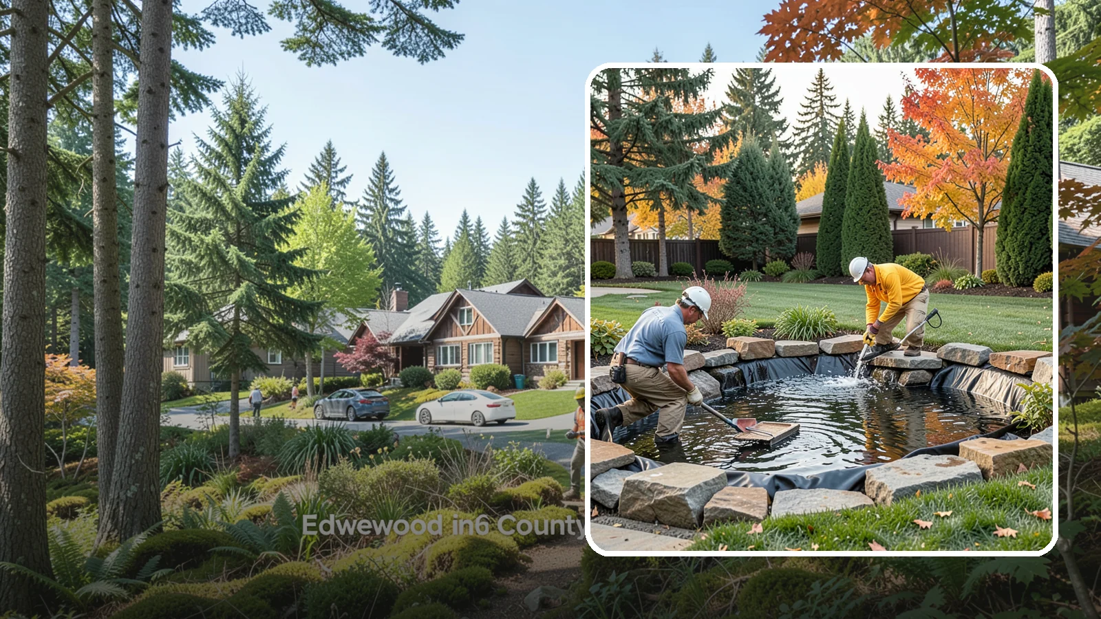 Pond Repair in Edgewood, Pierce County, WA - We diagnose and fix leaks, pump failures, and structural issues to bring struggling ponds back to full health.