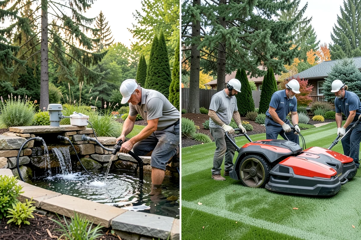 Pond Repair in Enumclaw, King County, WA - Inspect the pond to locate the source of failure