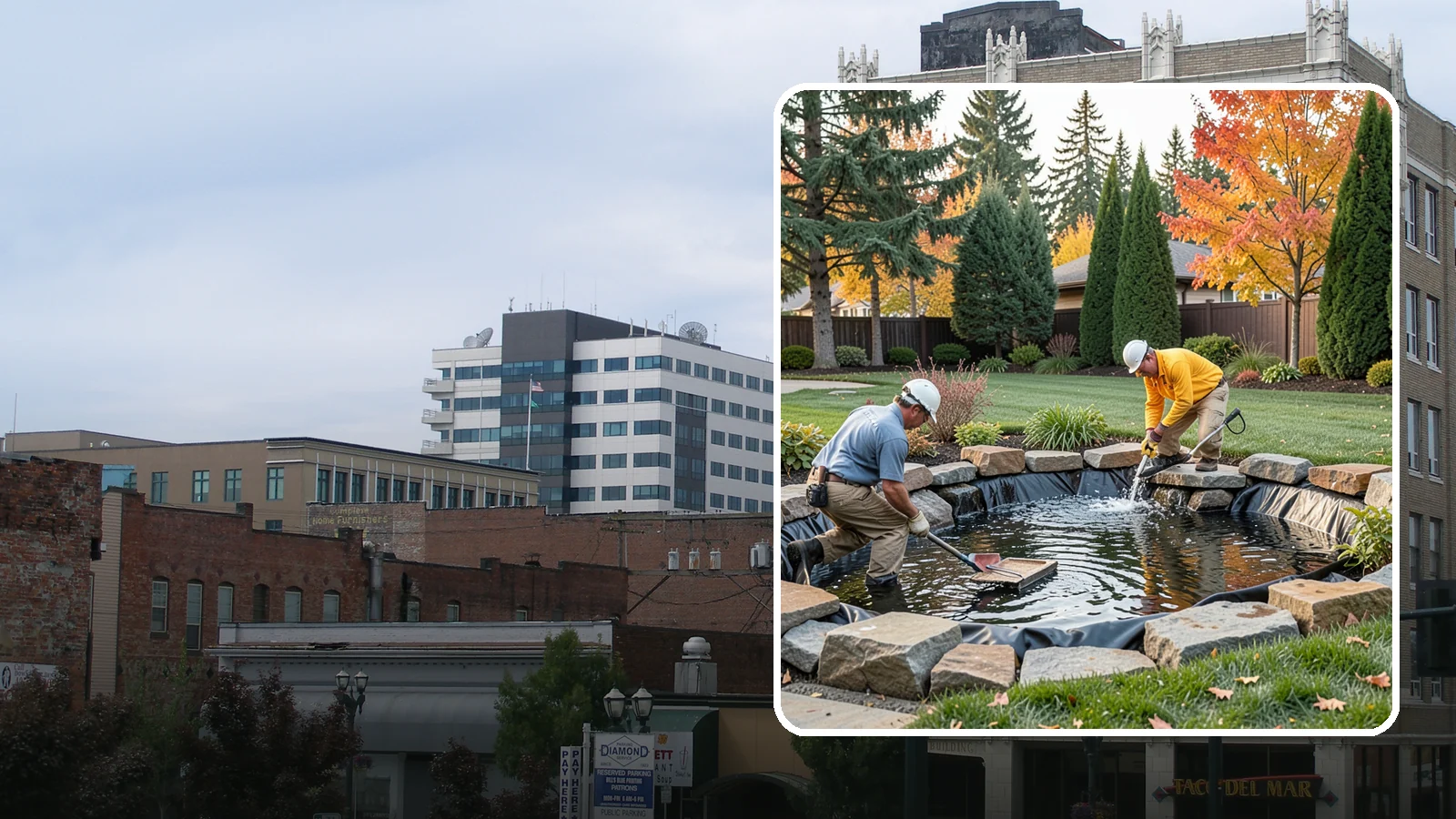 Pond Repair in Everett, Snohomish County, WA - We diagnose and fix leaks, pump failures, and structural issues to bring struggling ponds back to full health.