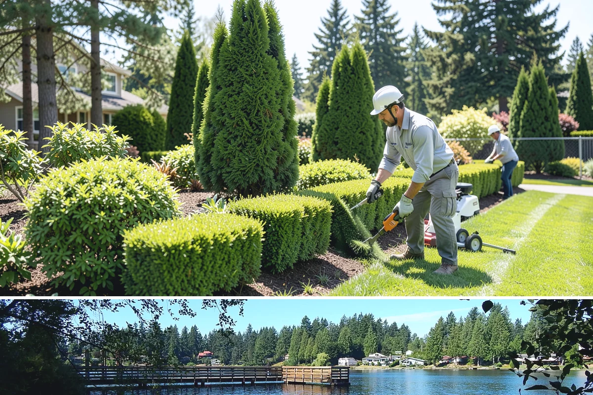 Pond Repair in Federal Way, King County, WA - Repairs are easiest in the drier spring-through-fall months when ponds can be partially drained without contending with constant...