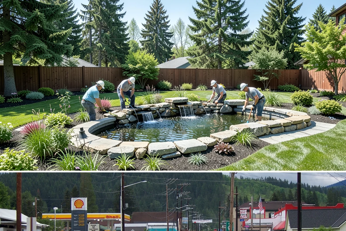 Pond Repair in Granite Falls, Snohomish County, WA - Repairs are easiest in the drier spring-through-fall months when ponds can be partially drained without contending with constant...