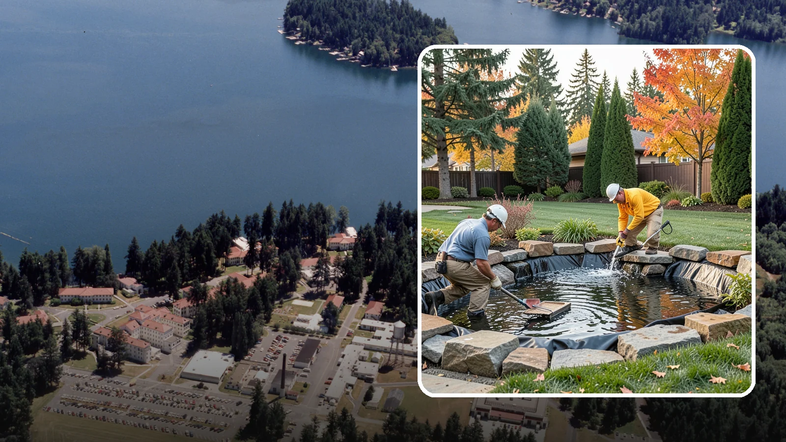 Pond Repair in Lakewood, Pierce County, WA - We diagnose and fix leaks, pump failures, and structural issues to bring struggling ponds back to full health.