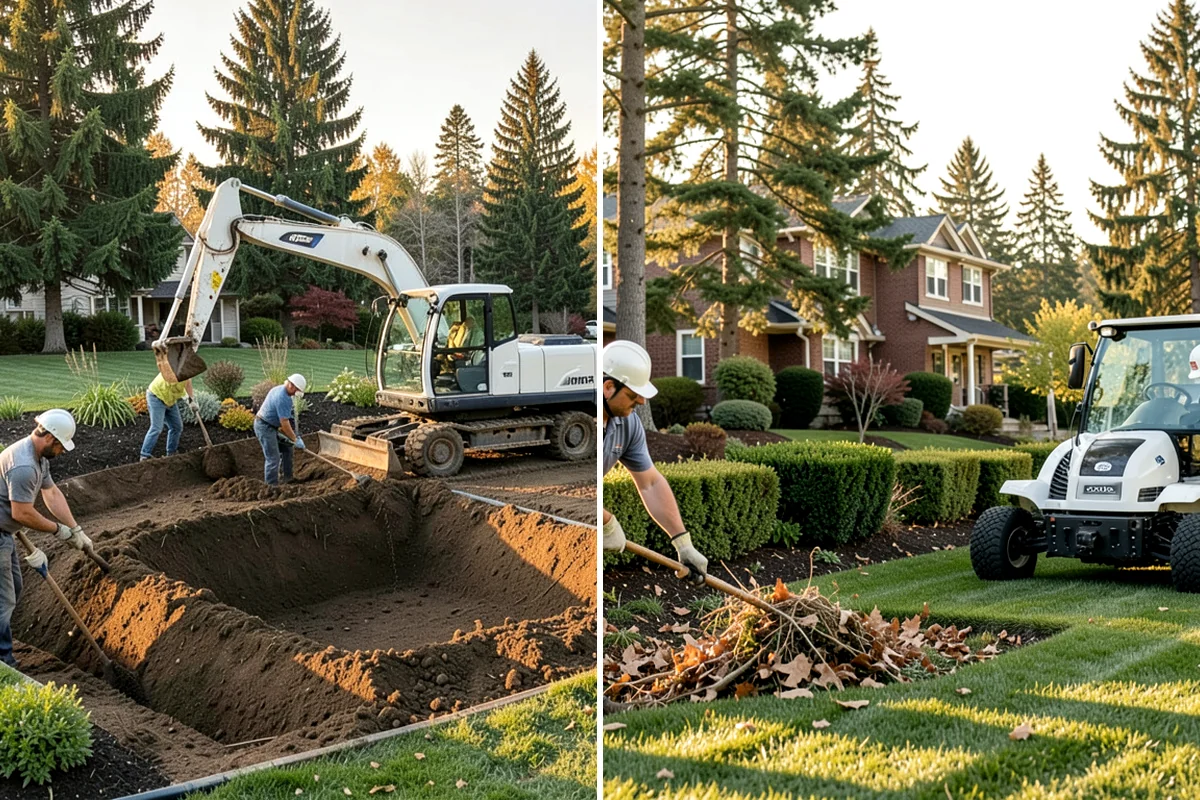 Pond Repair in Lakewood, Pierce County, WA - Inspect the pond to locate the source of failure
