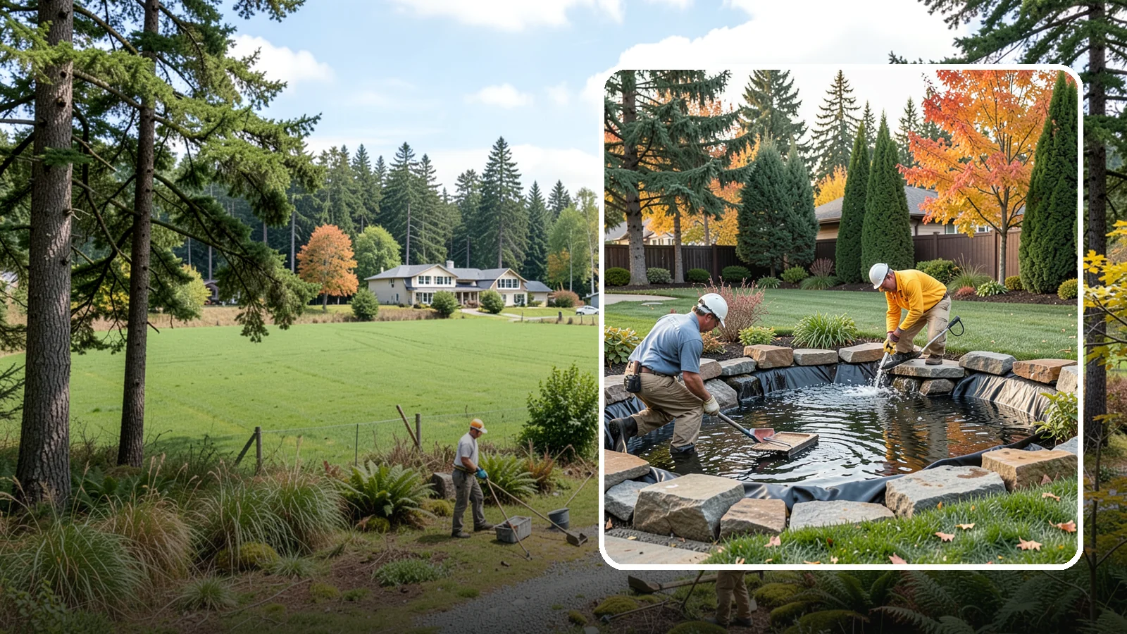 Pond Repair in Lyman, Skagit County, WA - We diagnose and fix leaks, pump failures, and structural issues to bring struggling ponds back to full health.