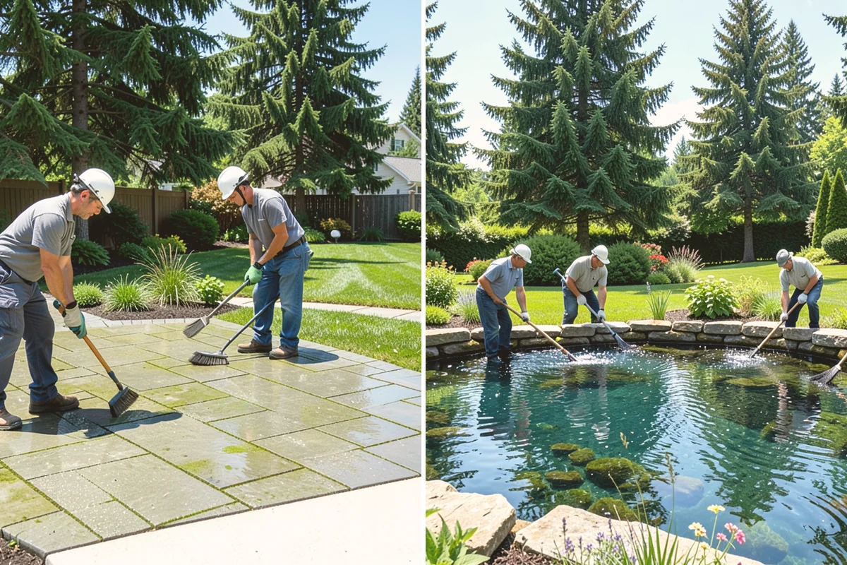 Pond Repair in Lynnwood, Snohomish County, WA - Inspect the pond to locate the source of failure