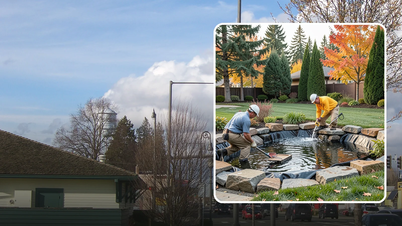 Pond Repair in Marysville, Snohomish County, WA - We diagnose and fix leaks, pump failures, and structural issues to bring struggling ponds back to full health.