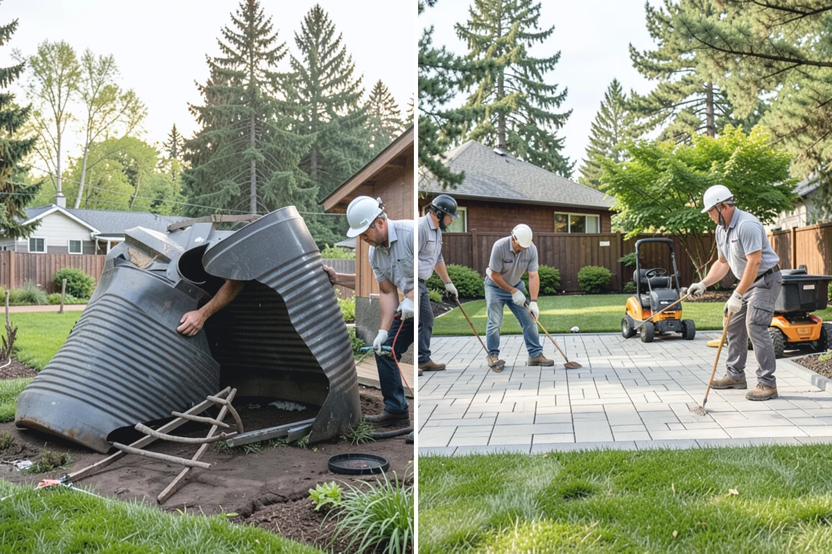 Pond Repair in Marysville, Snohomish County, WA - Inspect the pond to locate the source of failure