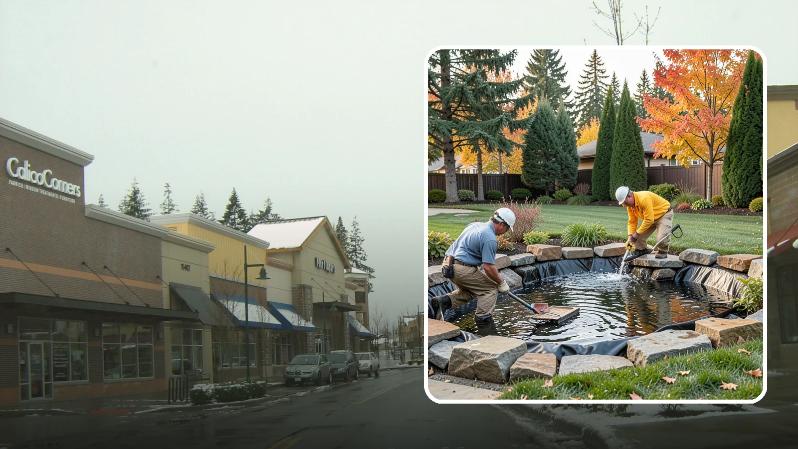 Pond Repair in Mill Creek, Snohomish County, WA - We diagnose and fix leaks, pump failures, and structural issues to bring struggling ponds back to full health.