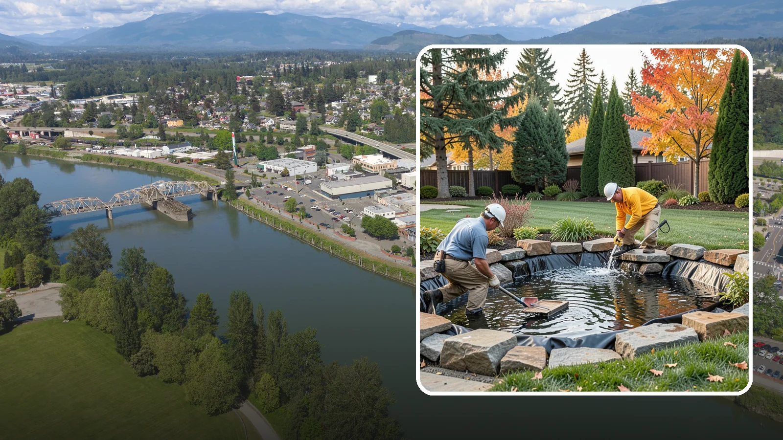 Pond Repair in Mount Vernon, Skagit County, WA - We diagnose and fix leaks, pump failures, and structural issues to bring struggling ponds back to full health.