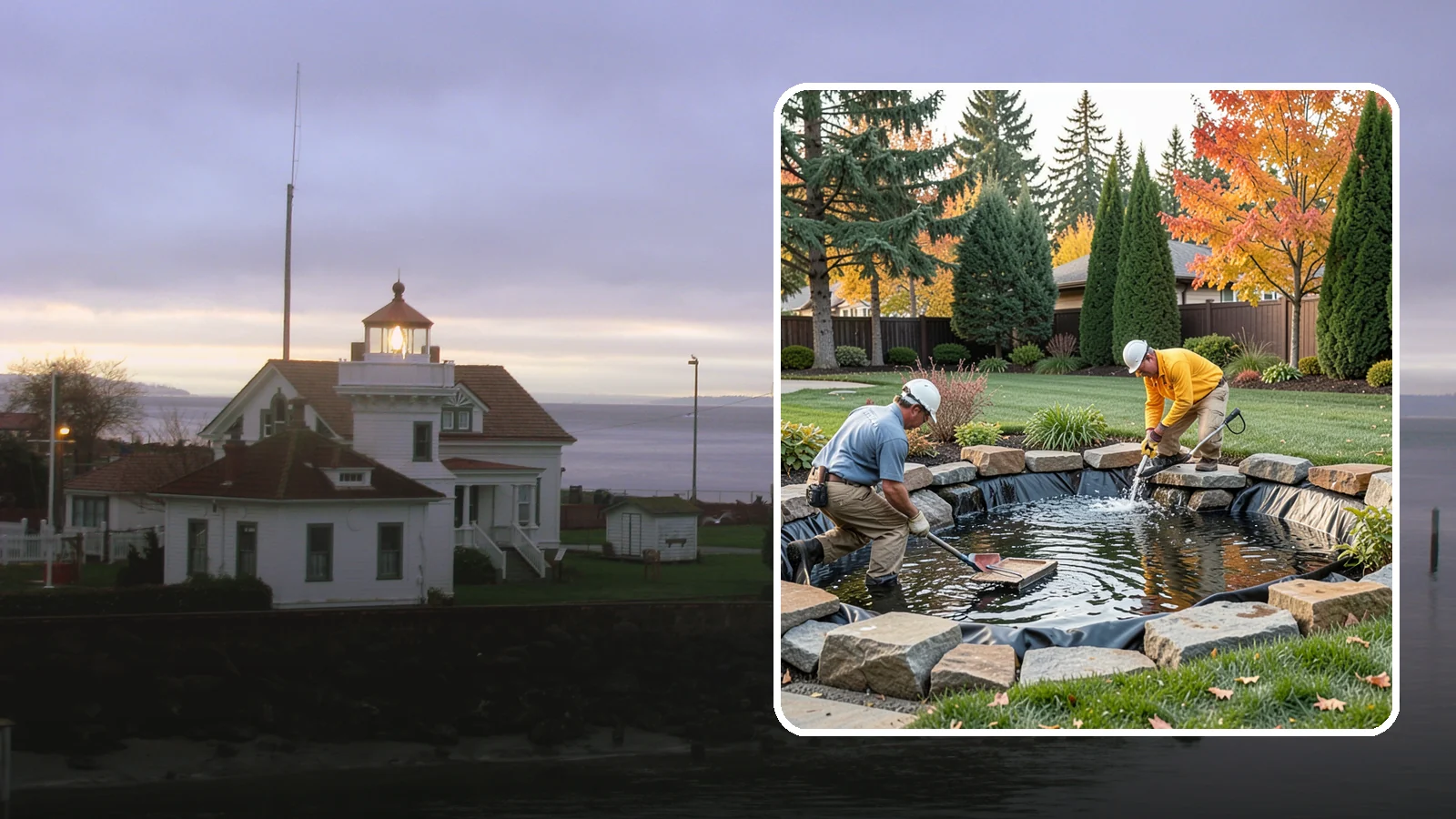 Pond Repair in Mukilteo, Snohomish County, WA - We diagnose and fix leaks, pump failures, and structural issues to bring struggling ponds back to full health.