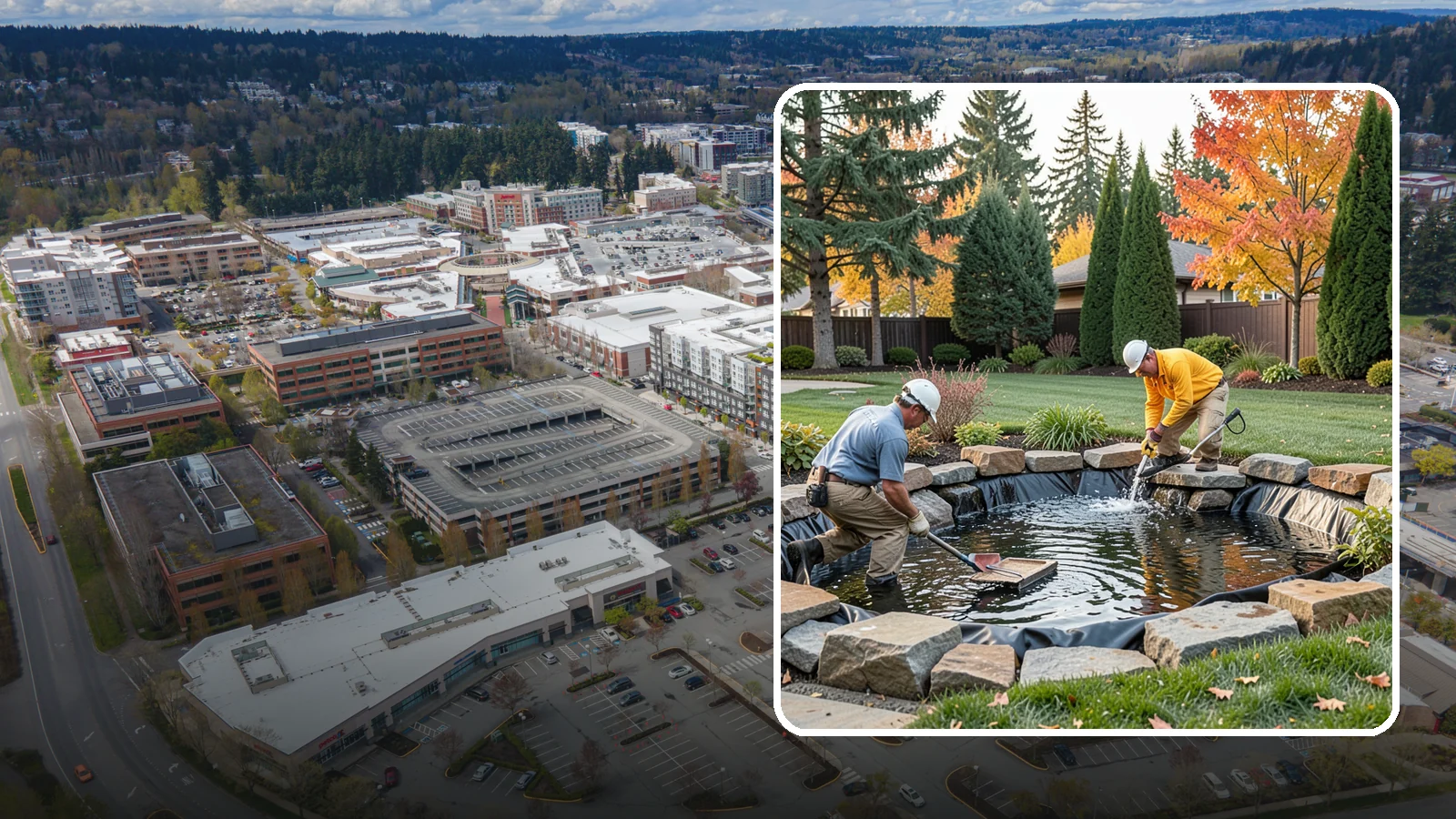 Pond Repair in Redmond, King County, WA - We diagnose and fix leaks, pump failures, and structural issues to bring struggling ponds back to full health.