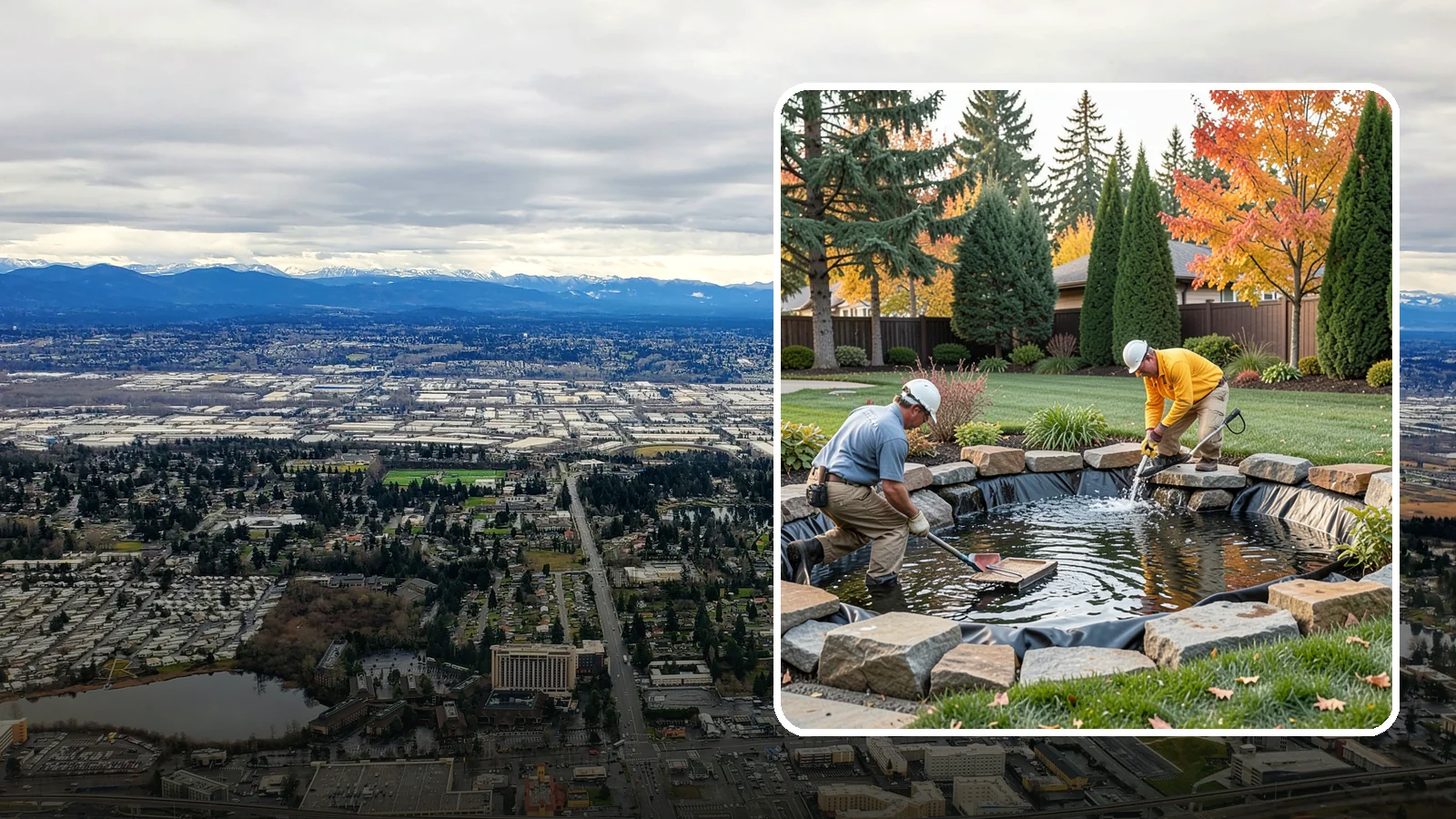 Pond Repair in SeaTac, King County, WA - We diagnose and fix leaks, pump failures, and structural issues to bring struggling ponds back to full health.