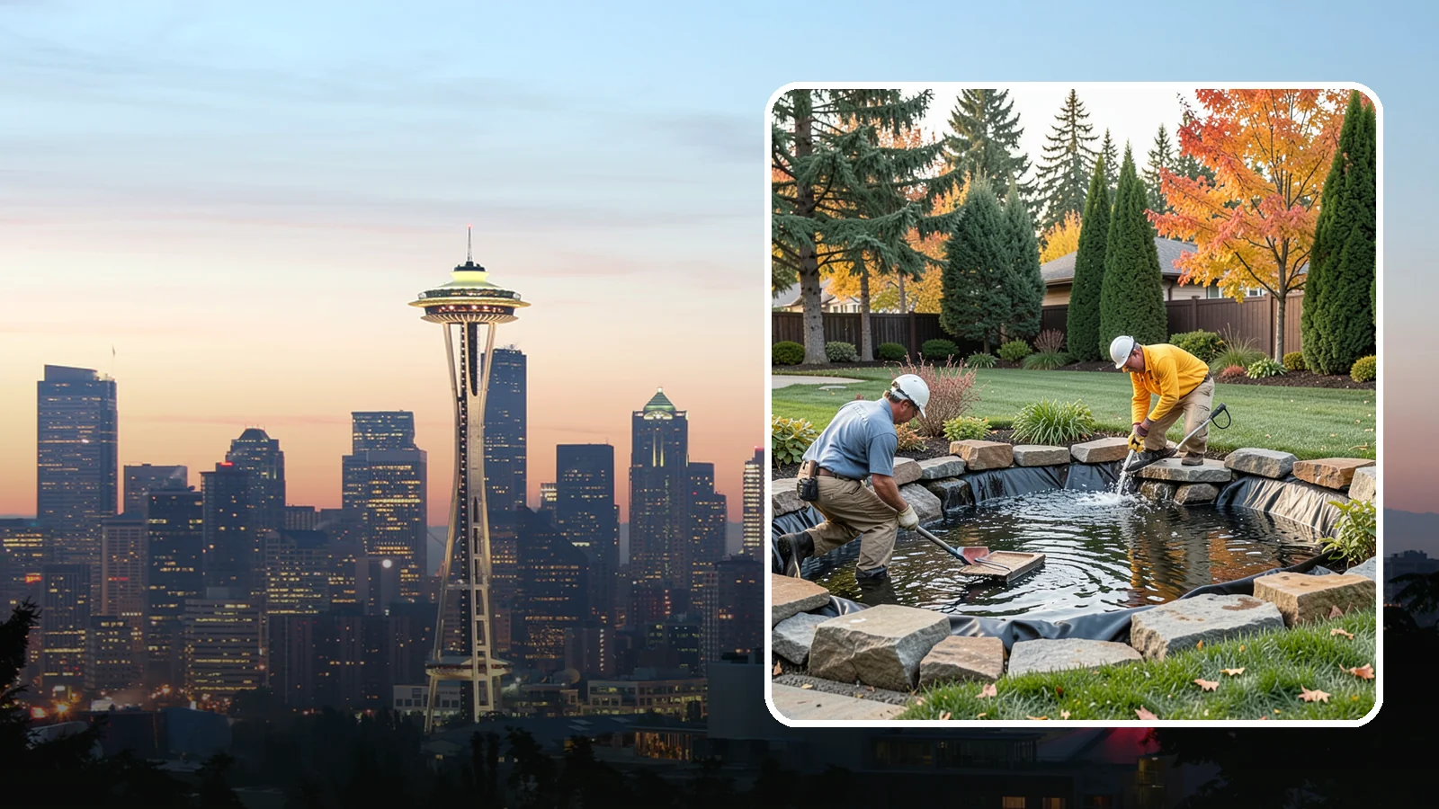 Pond Repair in Seattle, King County, WA - We diagnose and fix leaks, pump failures, and structural issues to bring struggling ponds back to full health.