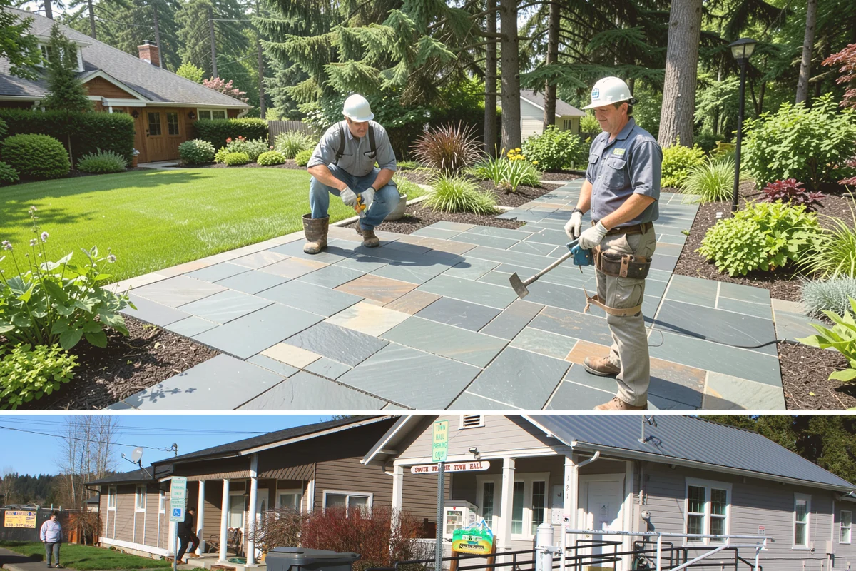 Pond Repair in South Prairie, Pierce County, WA - Repairs are easiest in the drier spring-through-fall months when ponds can be partially drained without contending with constant...