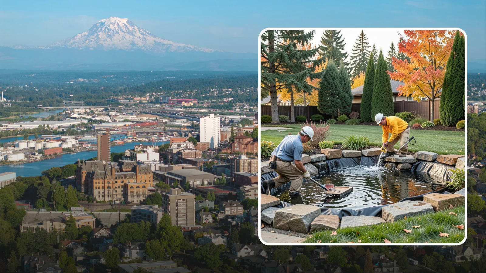 Pond Repair in Tacoma, Pierce County, WA - We diagnose and fix leaks, pump failures, and structural issues to bring struggling ponds back to full health.