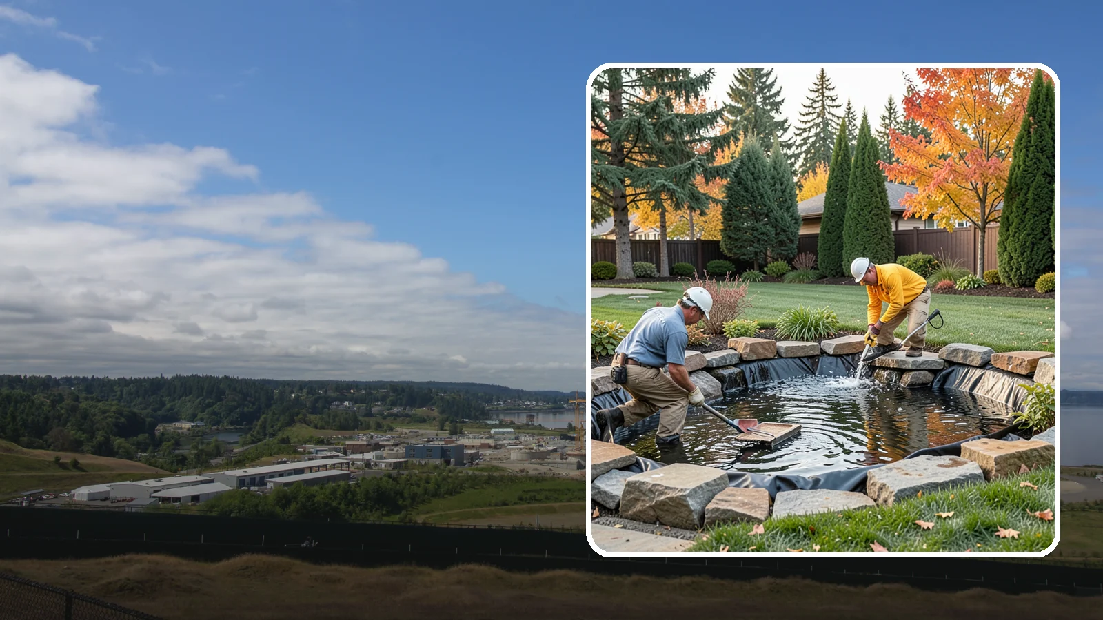 Pond Repair in University Place, Pierce County, WA - We diagnose and fix leaks, pump failures, and structural issues to bring struggling ponds back to full health.