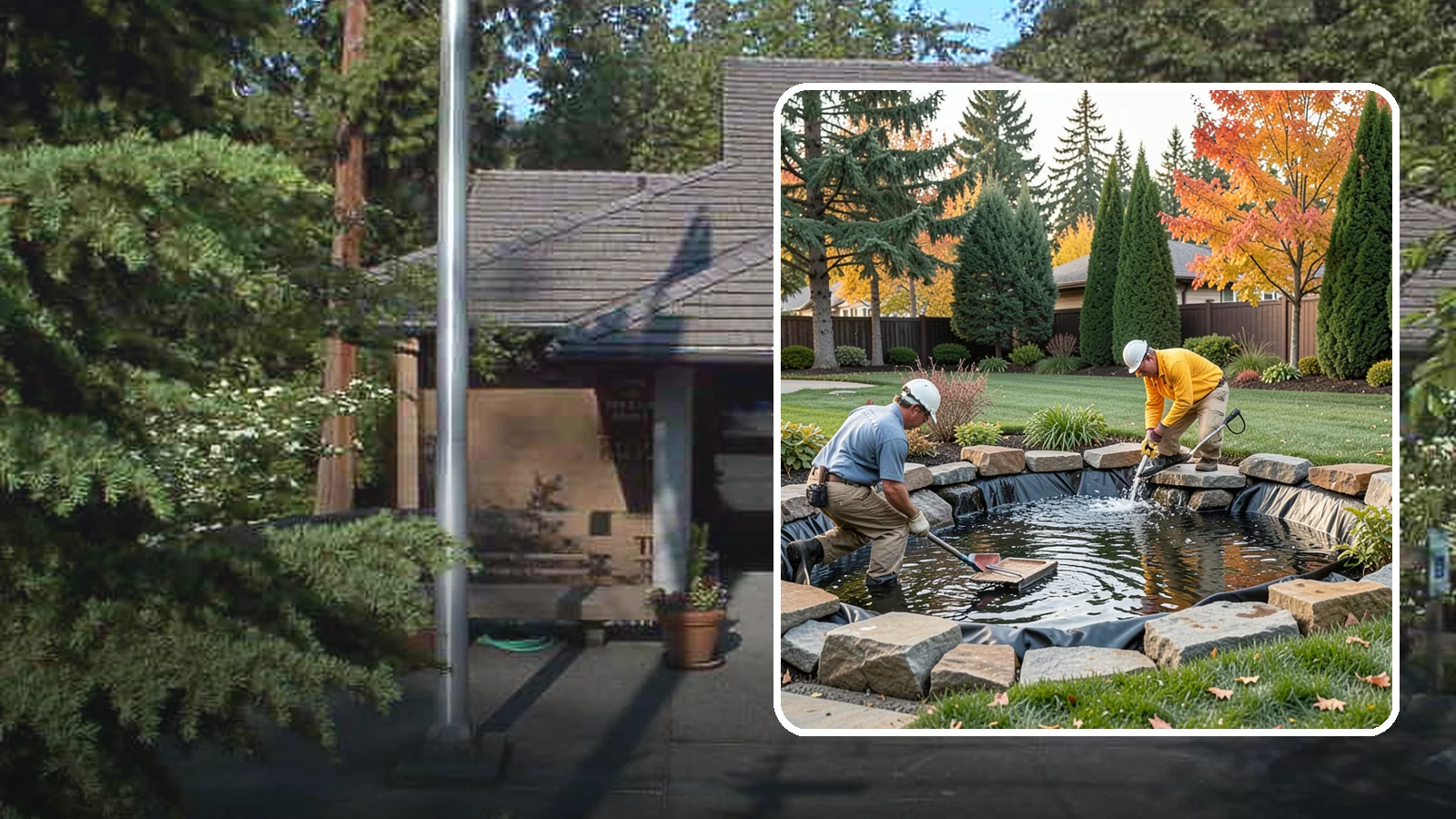 Pond Repair in Yarrow Point, King County, WA - We diagnose and fix leaks, pump failures, and structural issues to bring struggling ponds back to full health.