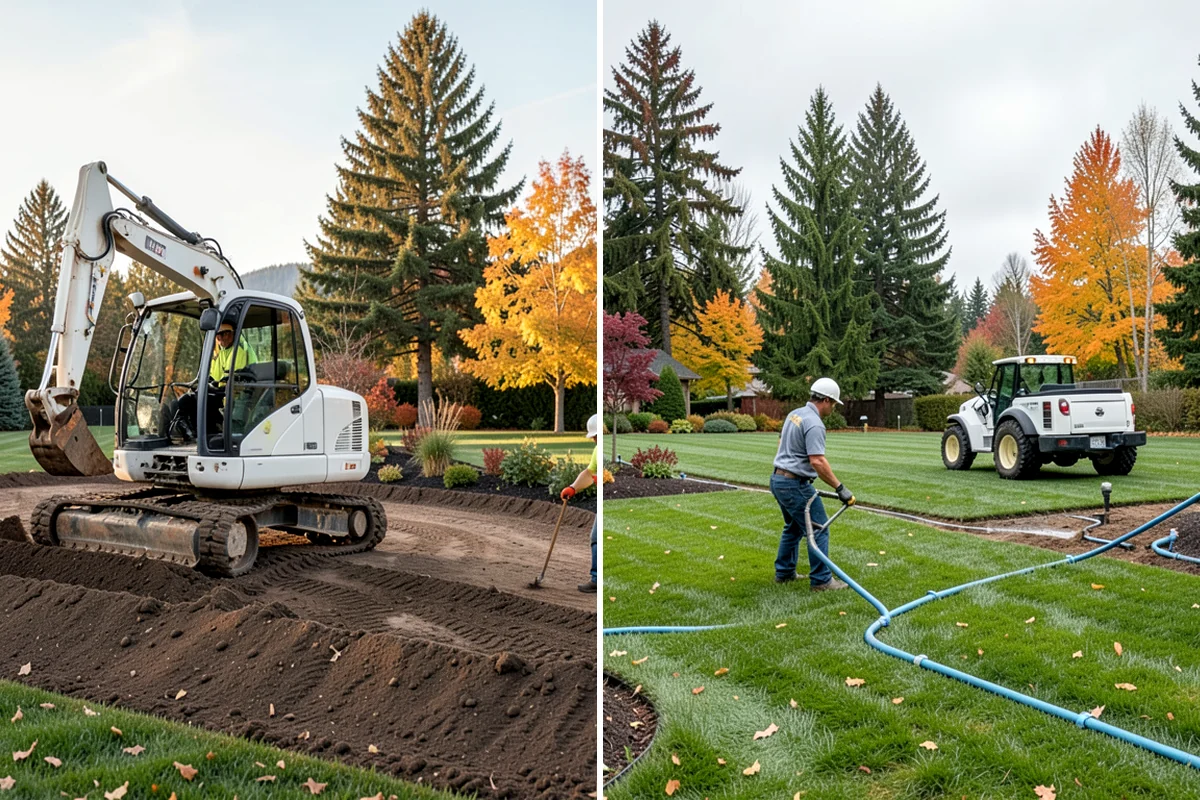 Pondless Waterfall in Arlington, Snohomish County, WA - Design the waterfall and stream path