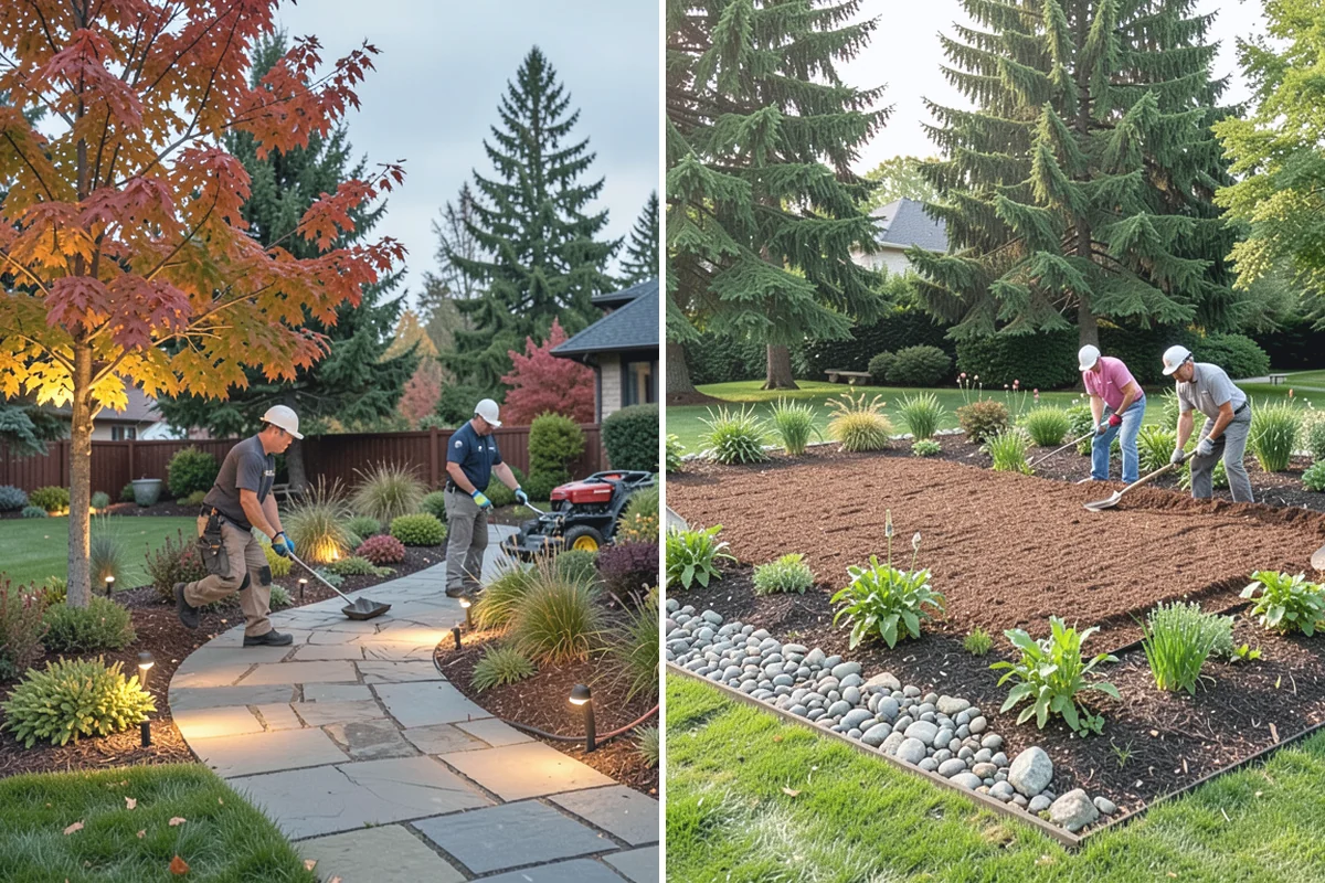Pondless Waterfall in Beaux Arts Village, King County, WA - Design the waterfall and stream path