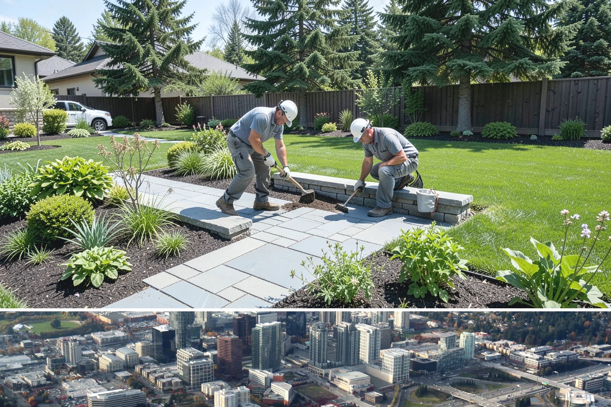 Pondless Waterfall in Bellevue, King County, WA - Best built spring through fall.