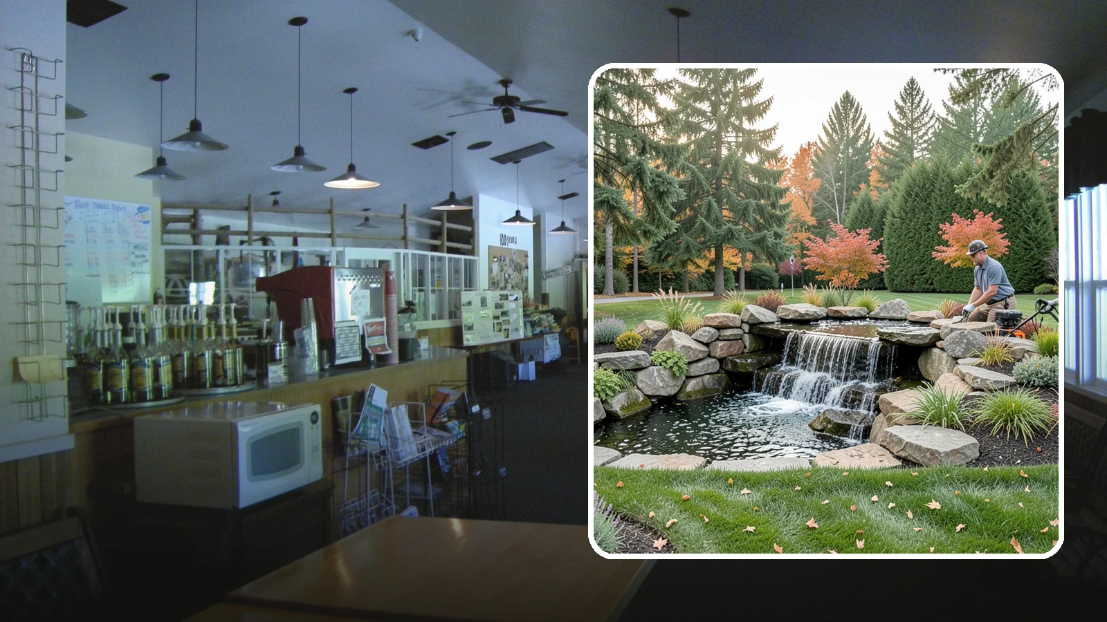 Pondless Waterfall in Black Diamond, King County, WA - Disappearing waterfalls that deliver the sound and beauty of moving water with no open pond to maintain.