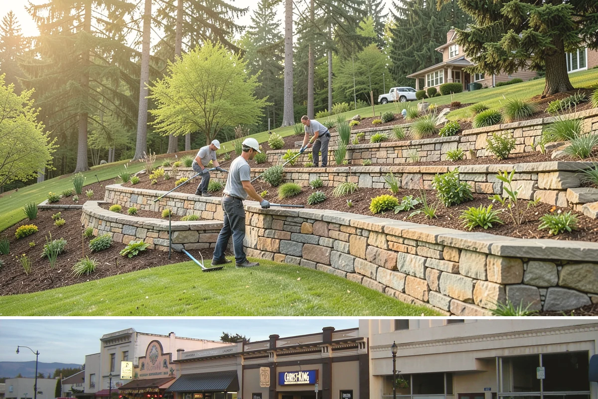 Pondless Waterfall in Burlington, Skagit County, WA - Best built spring through fall.