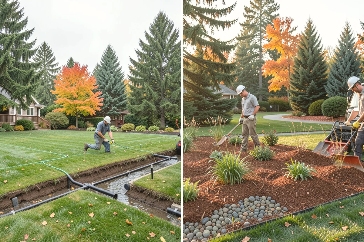 Pondless Waterfall in Covington, King County, WA - Design the waterfall and stream path