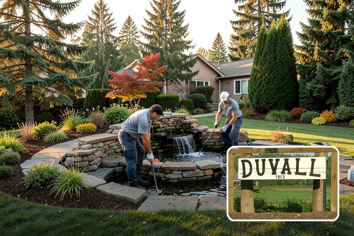 Pondless Waterfall in Duvall, King County, WA - Beauty and sound, no open pond